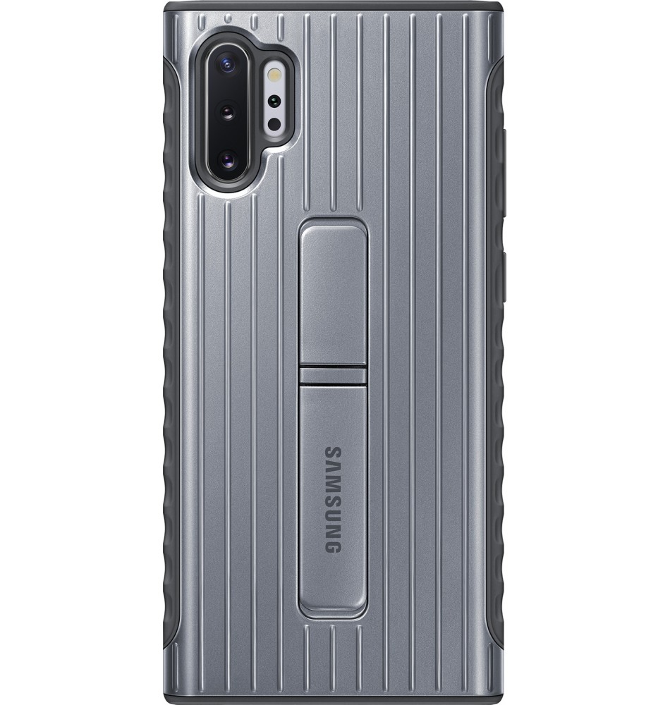 Verhoog jezelf worstelen dat is alles Samsung Galaxy Note 10 Protective Standing Cover Zilver EF-RN970